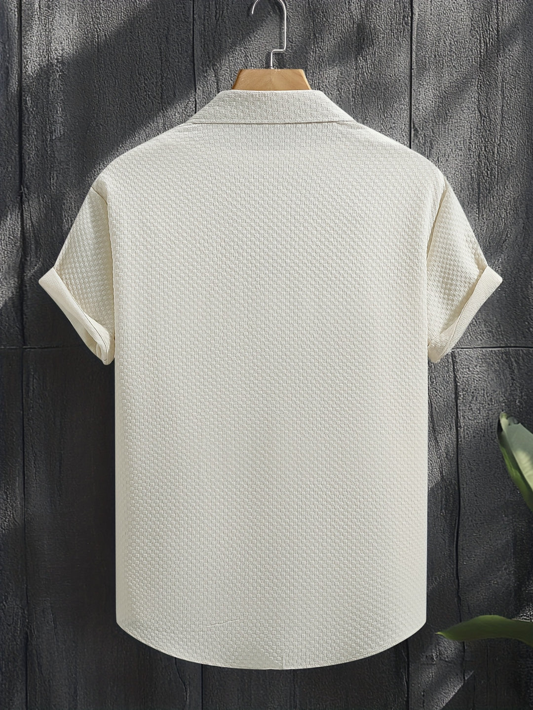 Silas | Men's Bubble Texture Short Sleeve Shirt
