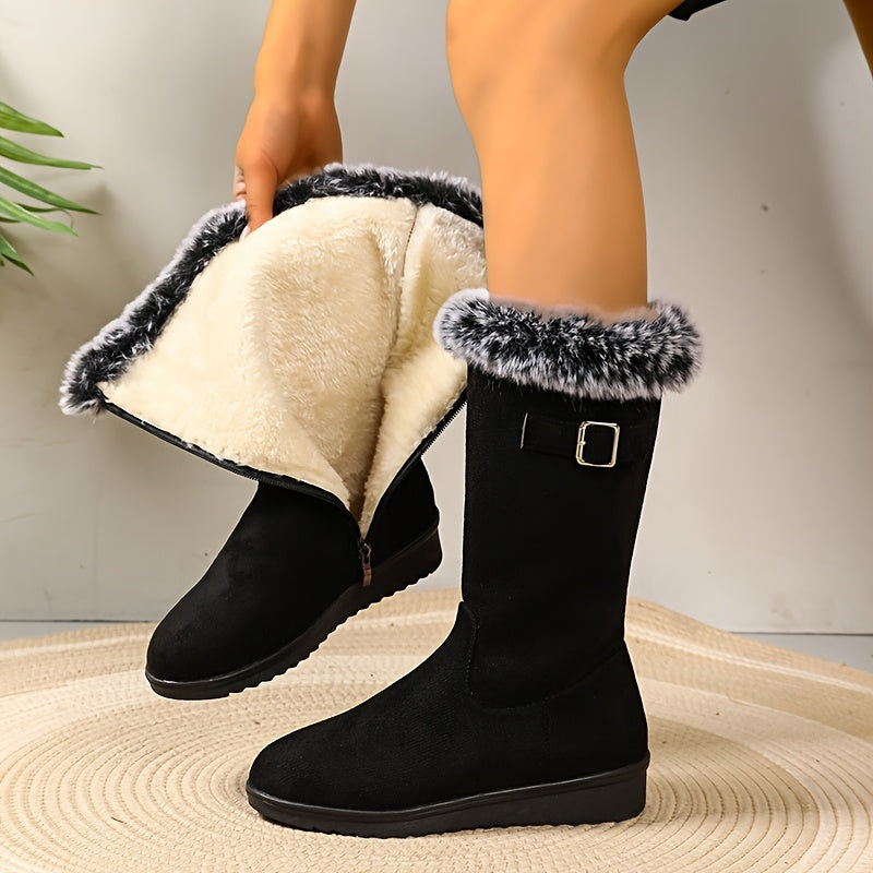 Autumn | Cozy Faux-Fur Tall Boots