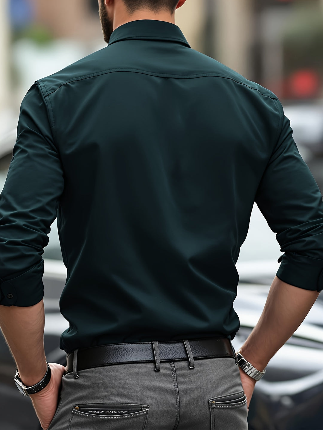 Griffin | Men's Solid Color Short Sleeve Shirt