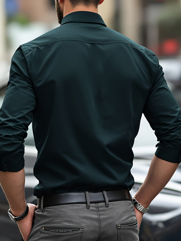 Griffin | Men's Solid Color Short Sleeve Shirt