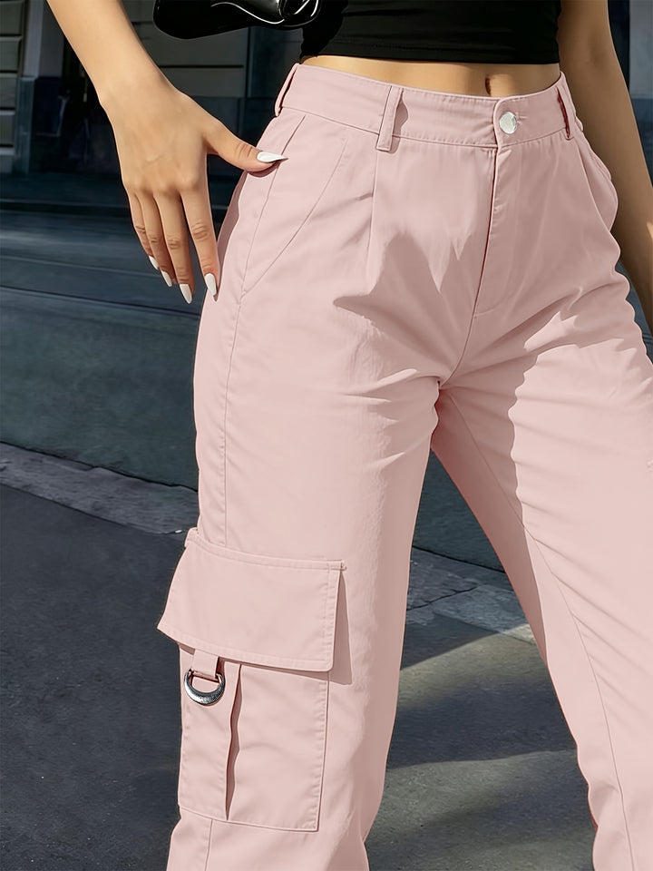 Sabine | High-Waisted Cargo Pants