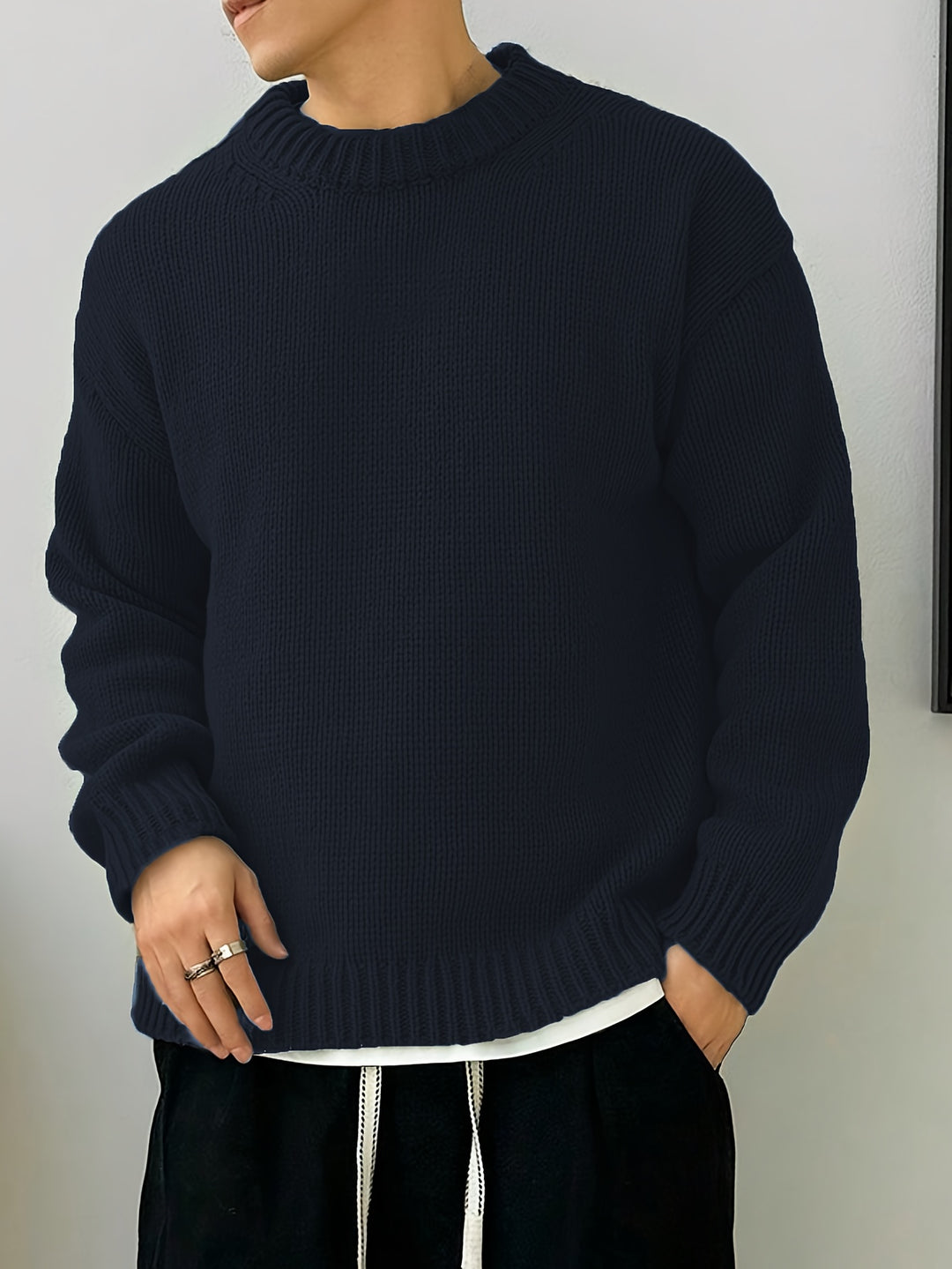 Emerson | Relaxed Crew Neck Sweater