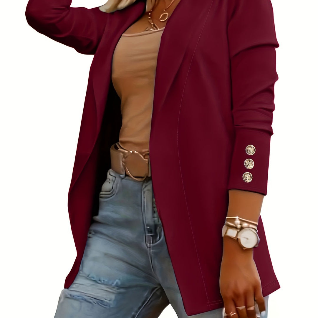 Margaret | Tailored Open-Front Blazer