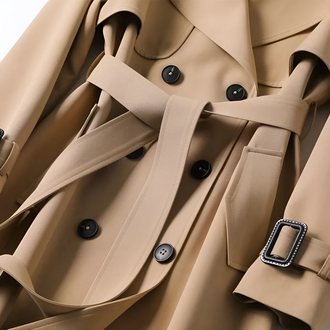 Eugenie | Timeless Belted Trench Coat