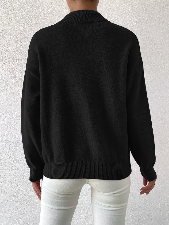 Juniper | Relaxed Mock Neck Sweater