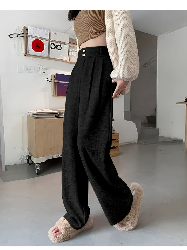 Rosanna | High-Waisted Wide-Leg Trousers