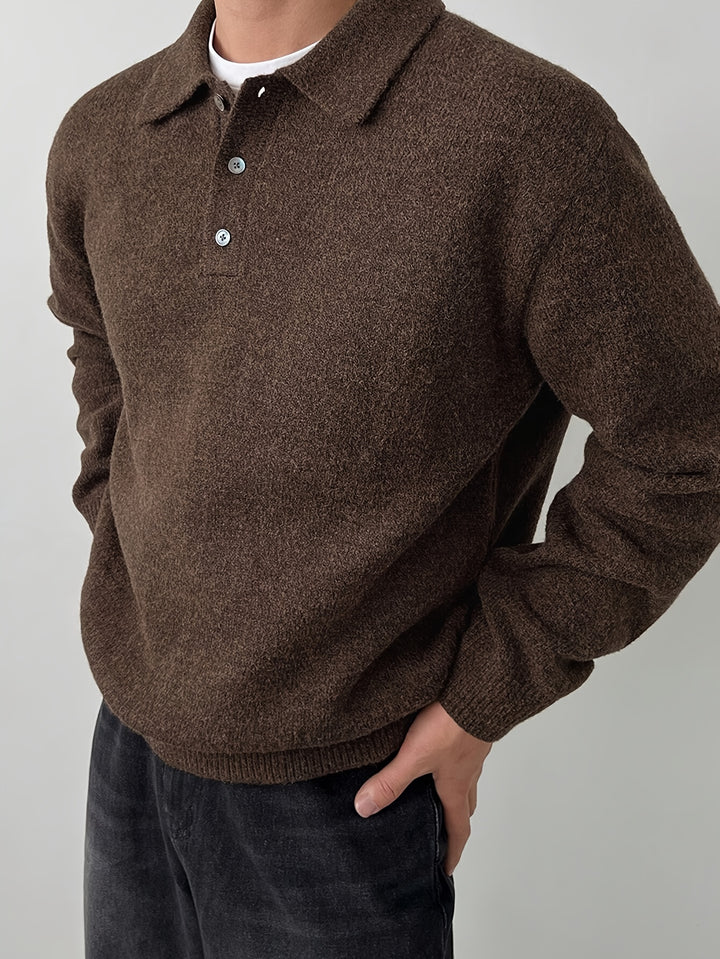 Sullivan | Refined Polo-Collar Sweater