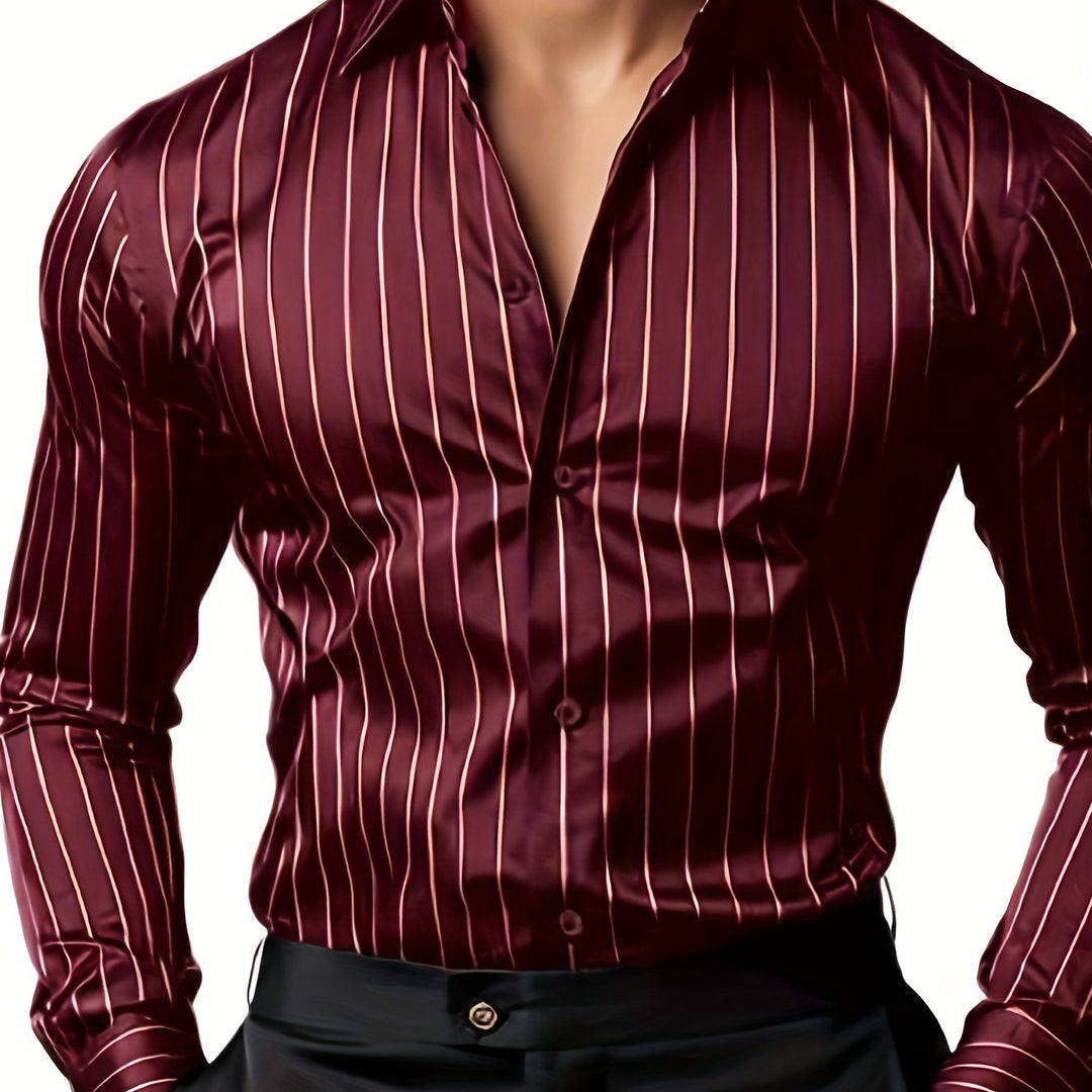 Paul | Men's Striped Long Sleeve Shirt