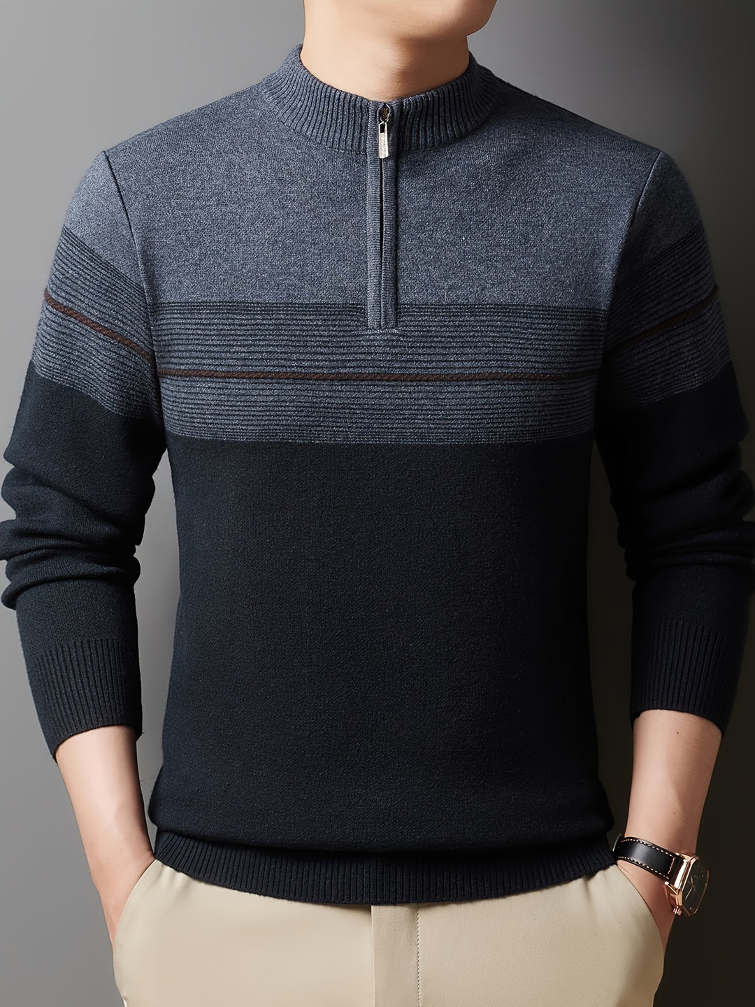 Barrett | Refined Quarter-Zip Sweater