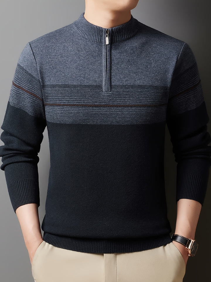 Barrett | Refined Quarter-Zip Sweater