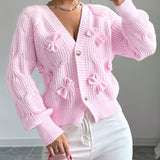 Evangeline | Bow-Detail Knit Cardigan