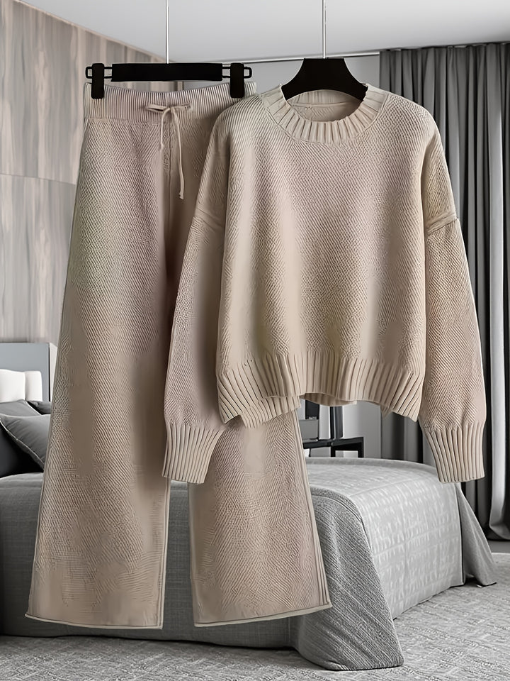 Rosanna | Relaxed Textured Two-Piece Set