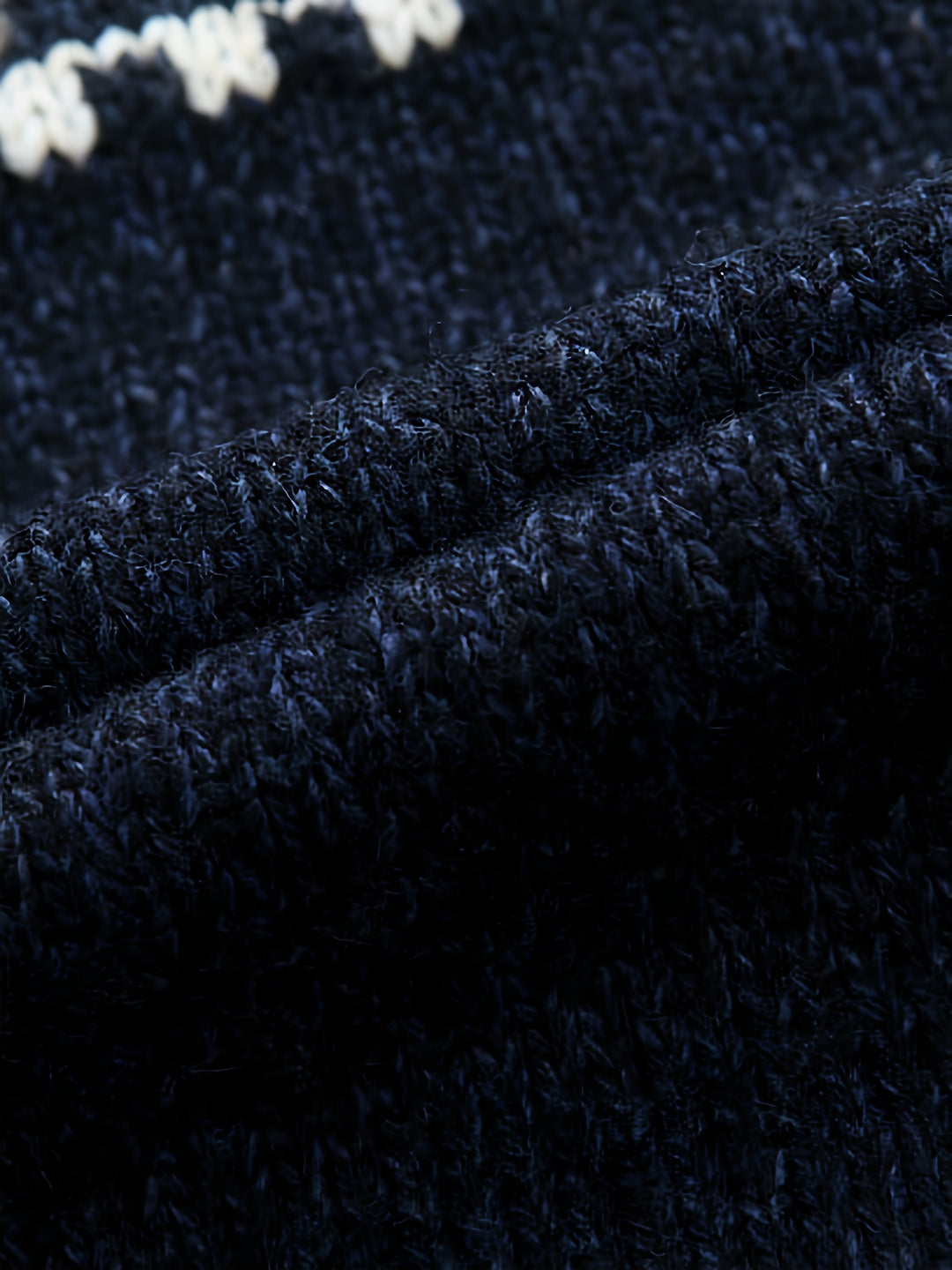 Gregory | Snowflake-Knit Zip Cardigan