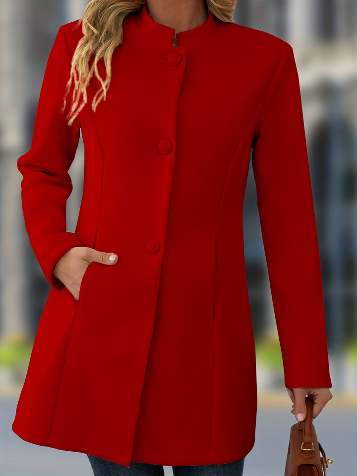Brooke | Refined Stand-Collar Coat