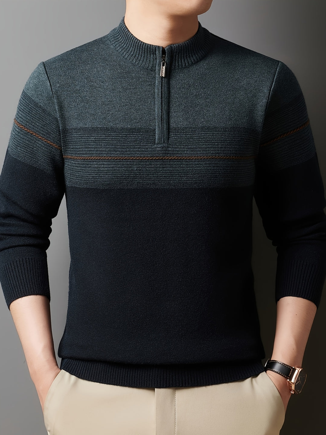 Barrett | Refined Quarter-Zip Sweater
