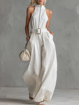 Camryn | Belted Wide-Leg Jumpsuit