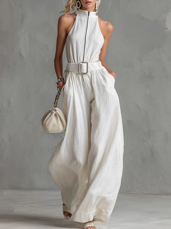 Camryn | Belted Wide-Leg Jumpsuit