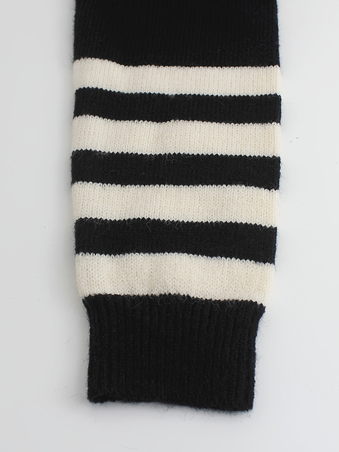 Eloise | Striped Ribbed Round Neck Sweater