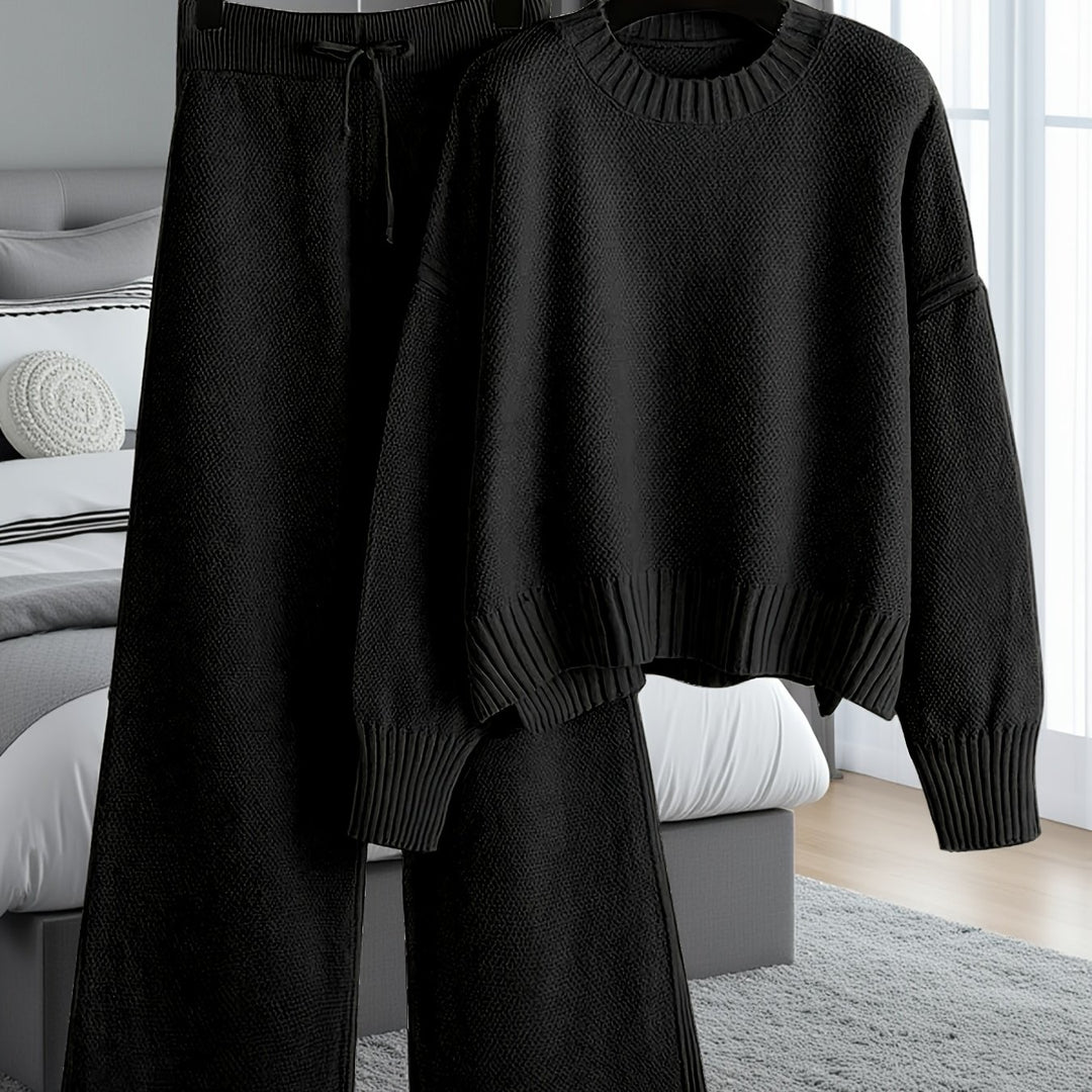 Rosanna | Relaxed Textured Two-Piece Set