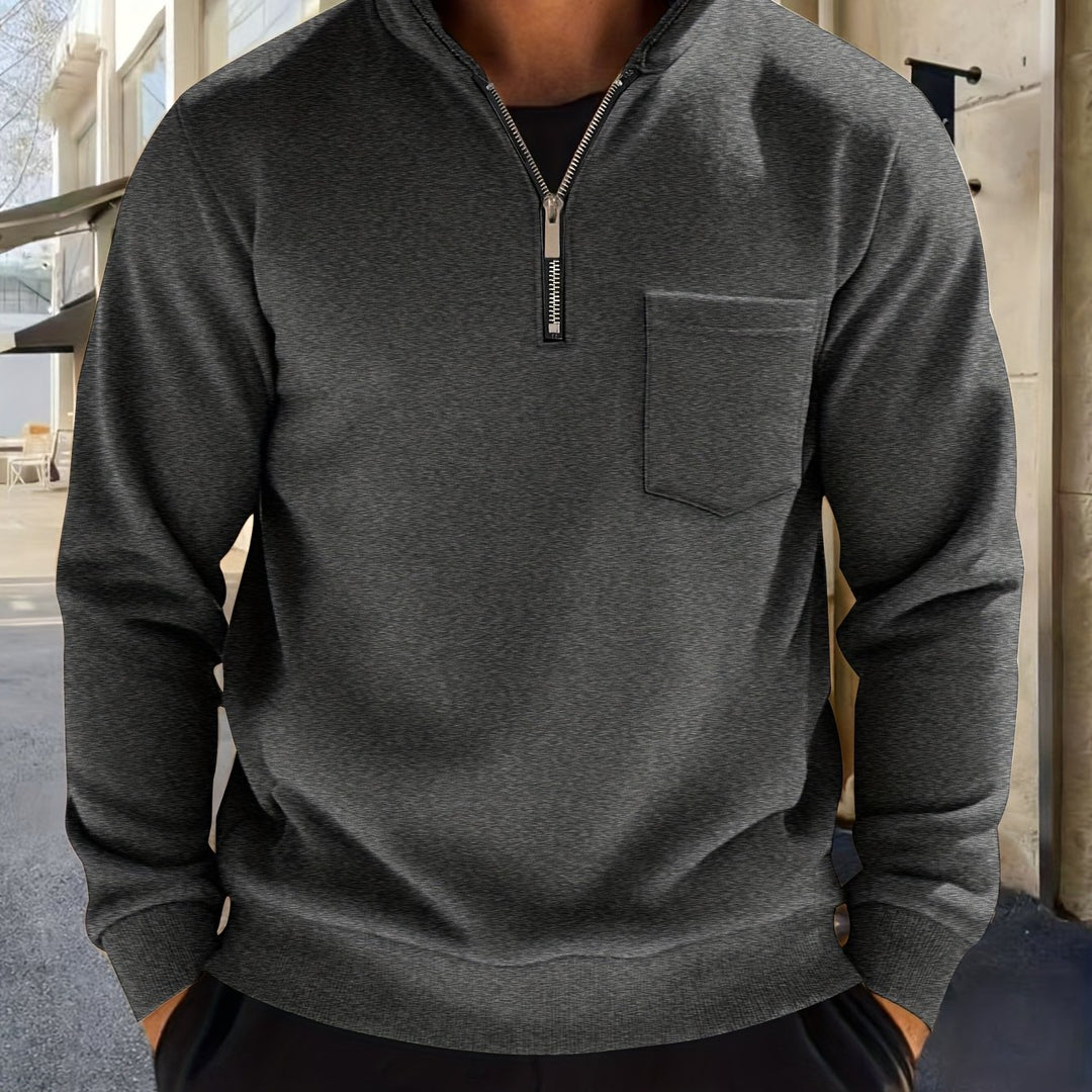 Vaughn | Half-Zip Collared Pullover