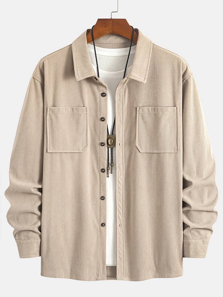 Bryce | Ribbed Textured Overshirt