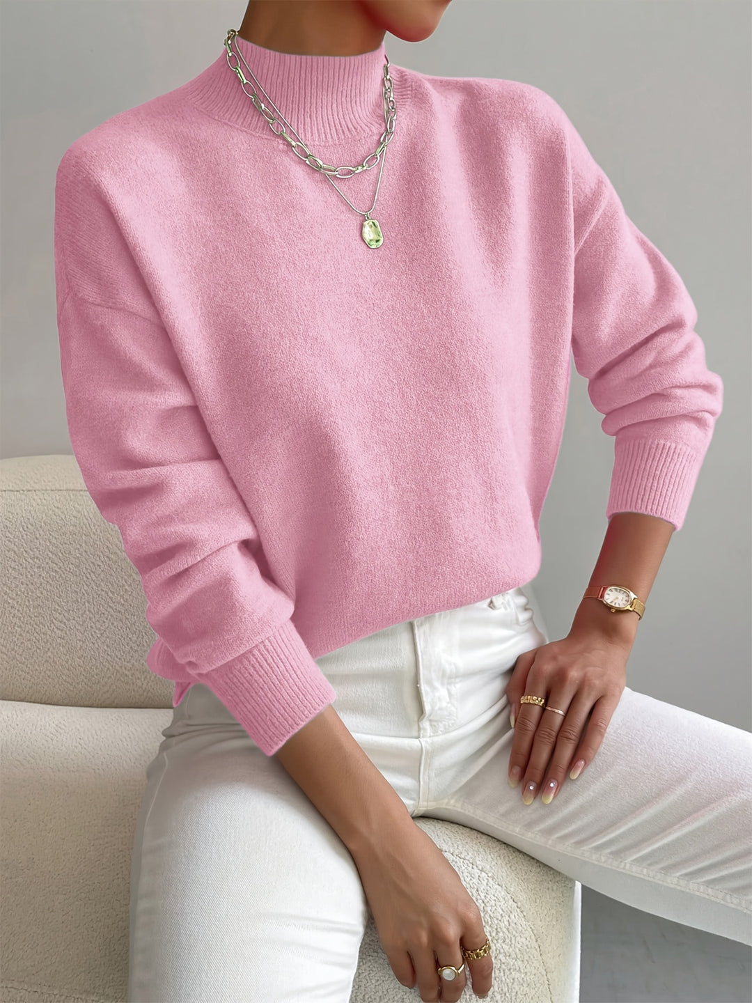 Juniper | Relaxed Mock Neck Sweater