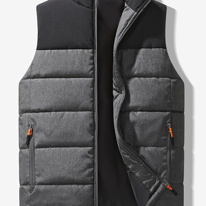 Everett Ridge | Quilted Stand-Collar Gilet
