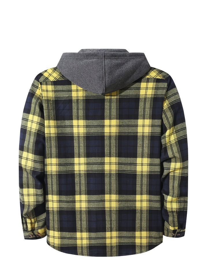 Foster | Rugged Plaid Hooded Shirt