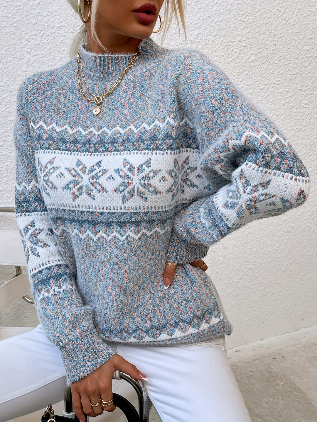 Lorelei | Snowflake Christmas Sweater