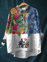 Wendy | Artistic Garden Relaxed Blouse