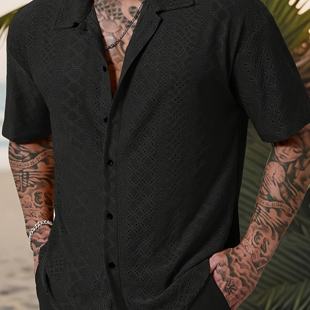 Hayes | Men's Solid Color Button-Up Shirt