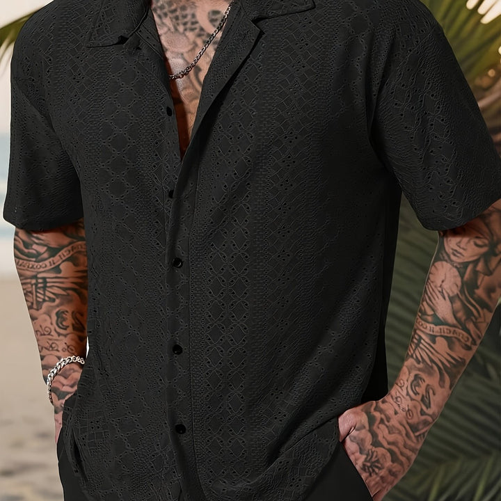 Hayes | Men's Solid Color Button-Up Shirt