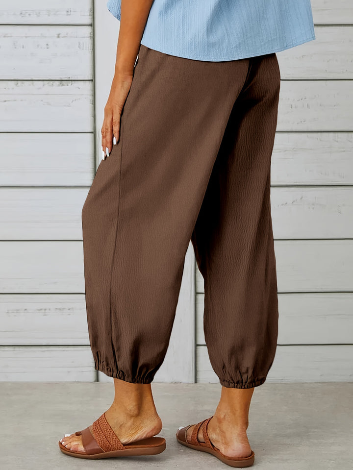 Lorraine | Relaxed Cropped Wide-Leg Pants