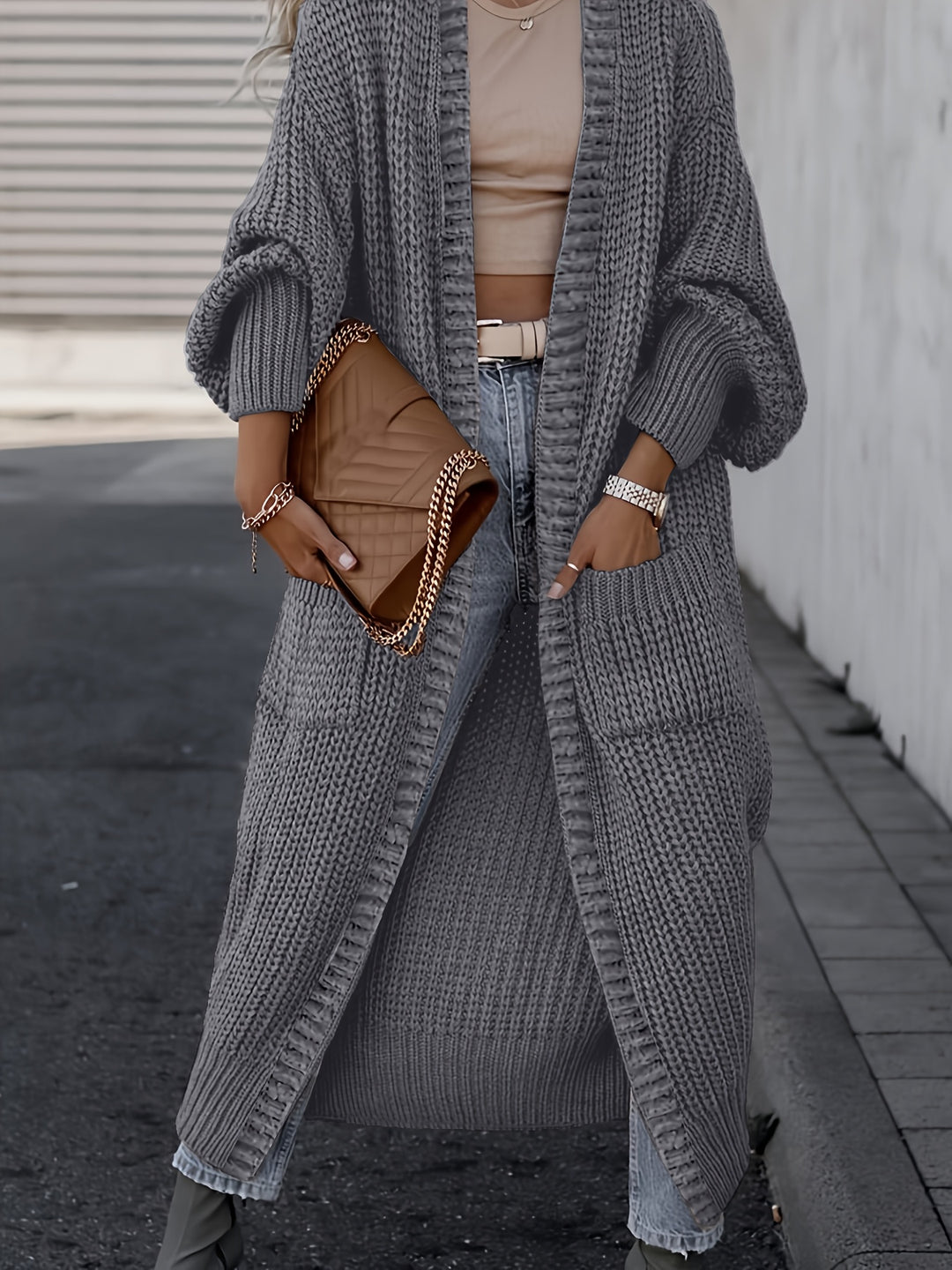 Charmaine | Longline Open-Front Cardigan
