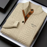 Barnaby | Textured Stand-Collar Sweater