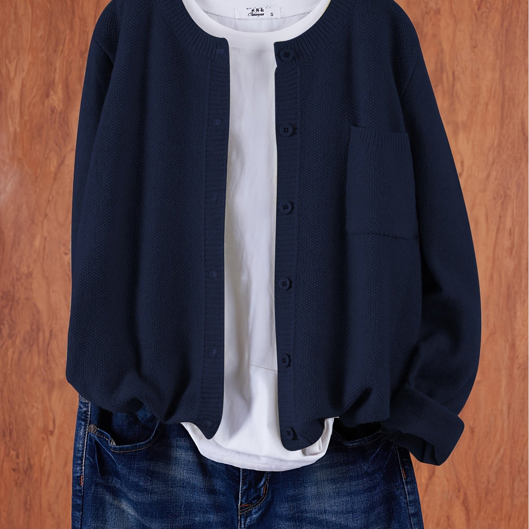 Katherine | Relaxed Button-Front Cardigan