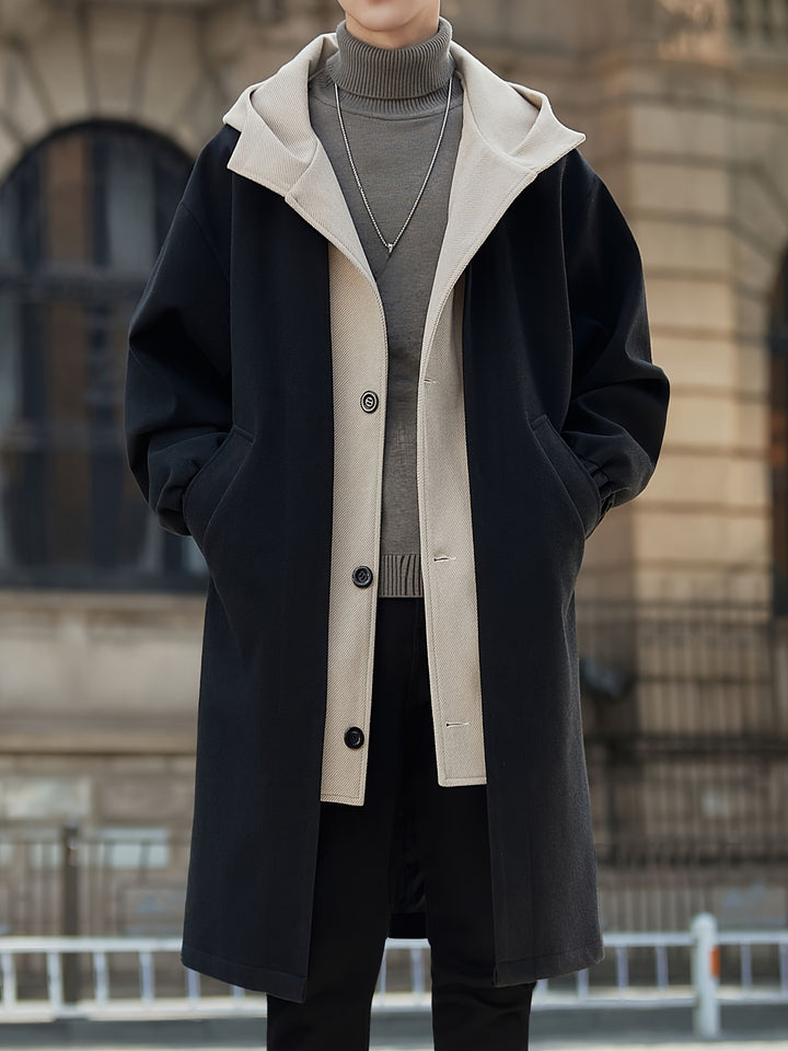 Sullivan | Layered Hooded Longline Coat