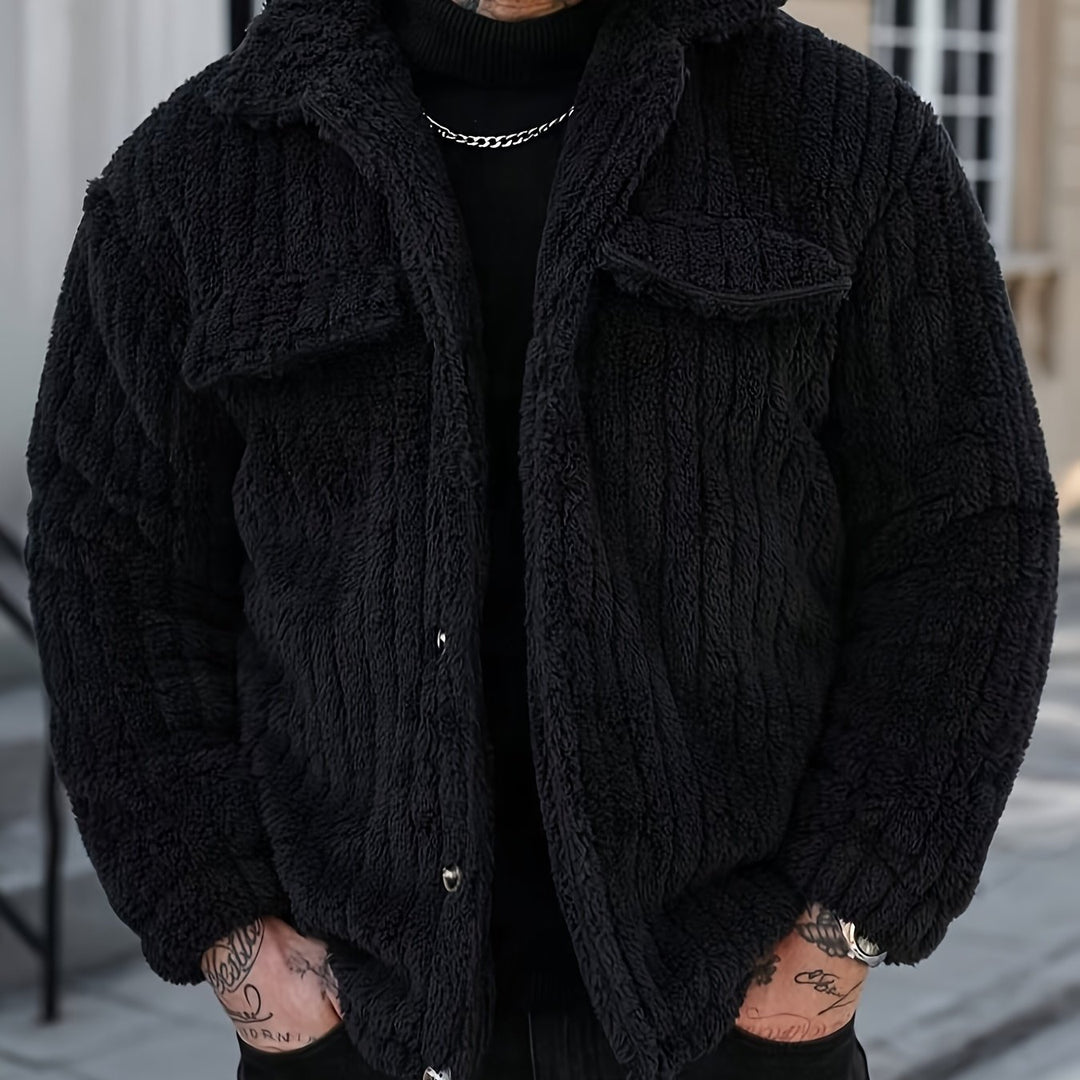 Cedric | Textured Button-Front Jacket