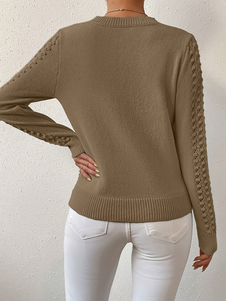 Marceline | Openwork Knit Sweater