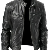 Vaughn | Stand-Collar Moto Jacket