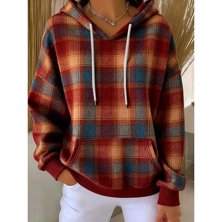 Marlene | Cozy Checked Hoodie