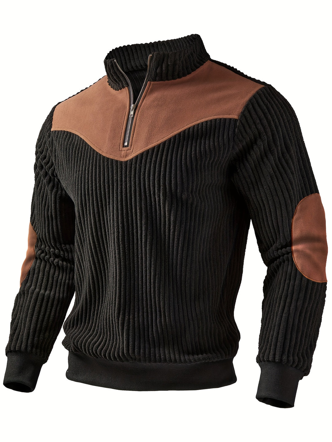 Calvin | Half-Zip Ribbed Pullover