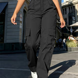 Sabine | High-Waisted Cargo Pants