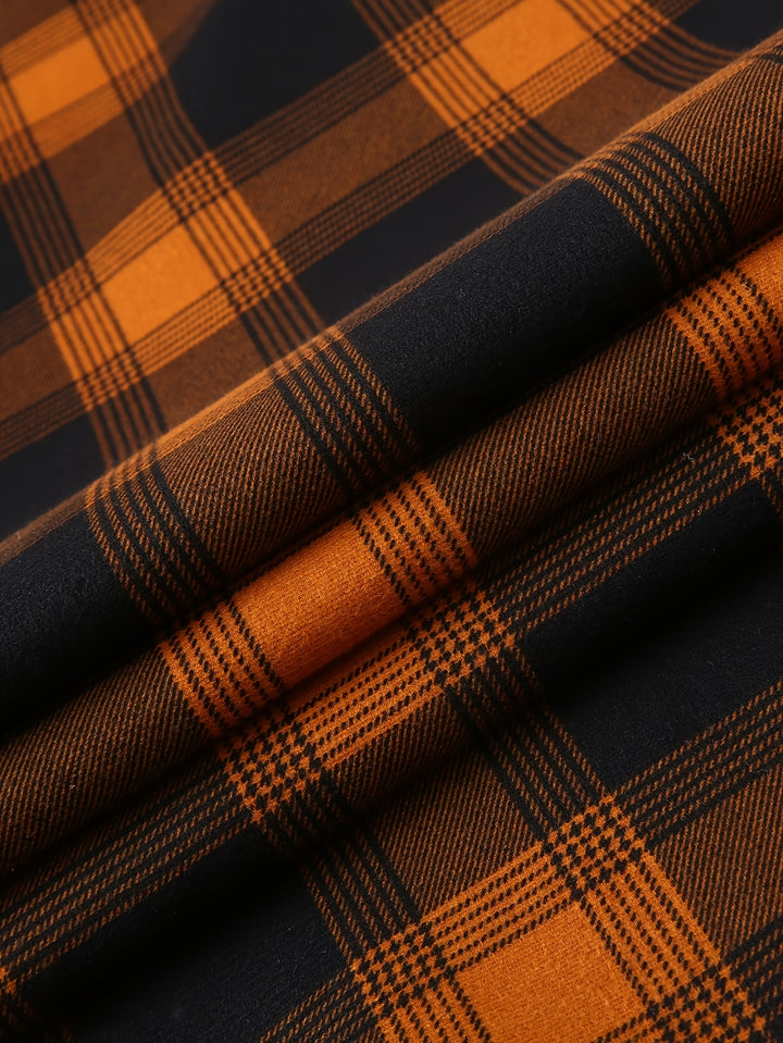 Nolan | Hooded Plaid Shirt Jacket