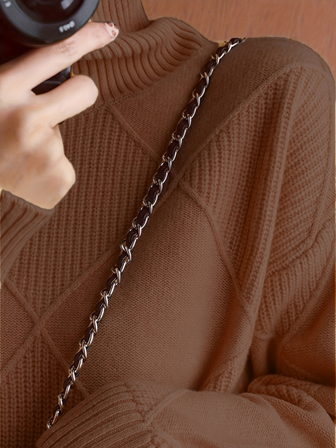 Cornelia | Cozy Textured Turtleneck Sweater
