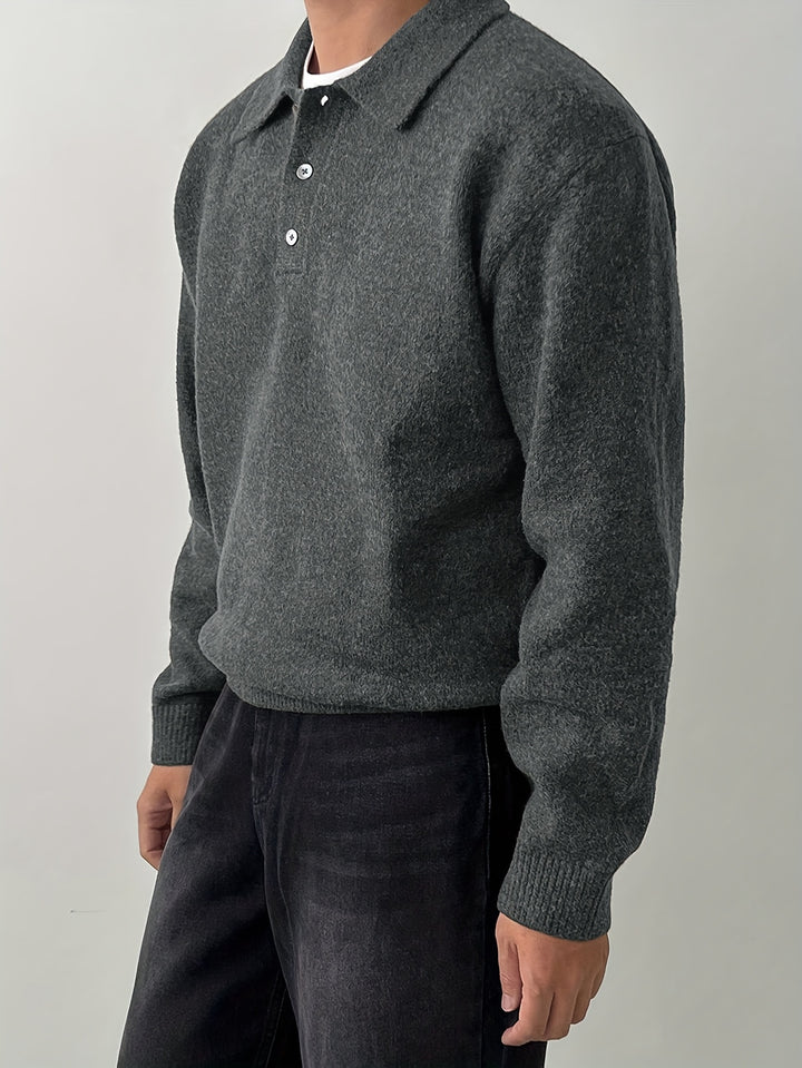 Sullivan | Refined Polo-Collar Sweater