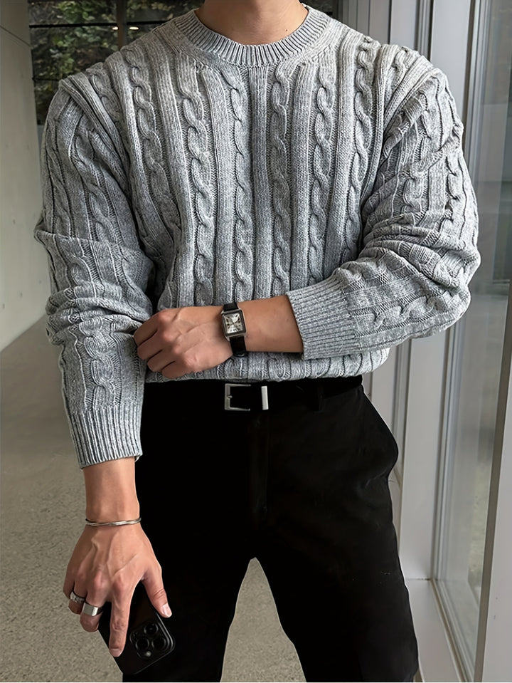 Graham | Cable-Knit Pullover Sweater