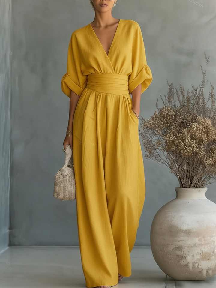 Priscilla | Elegant Wide-Leg Jumpsuit