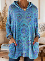 Belinda | Hooded Bohemian Jumper