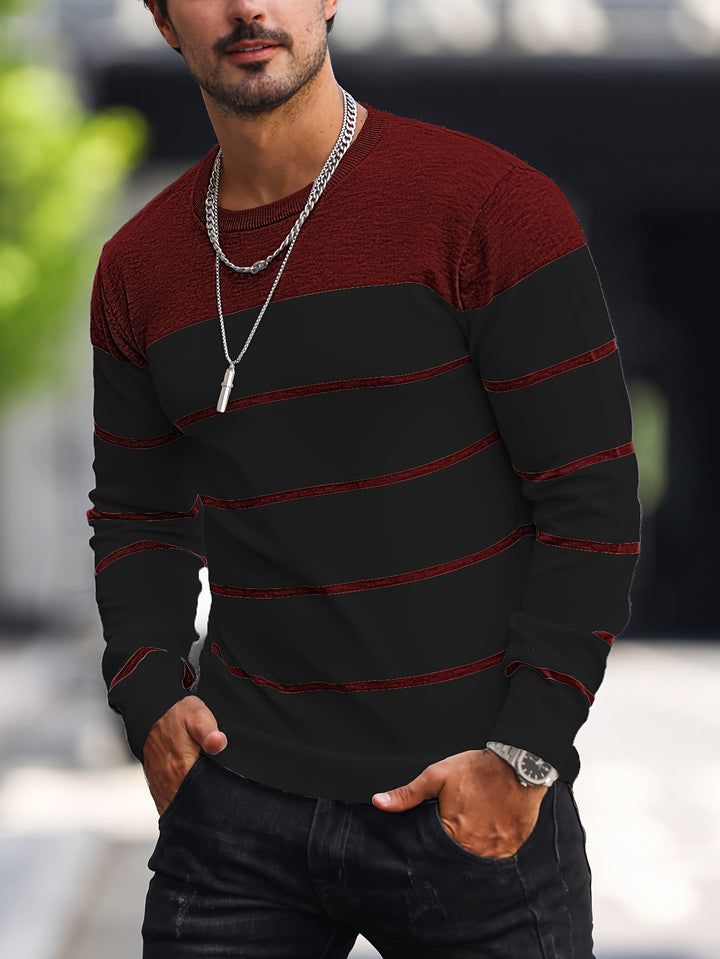 Harvey | Striped Crew Neck Sweater